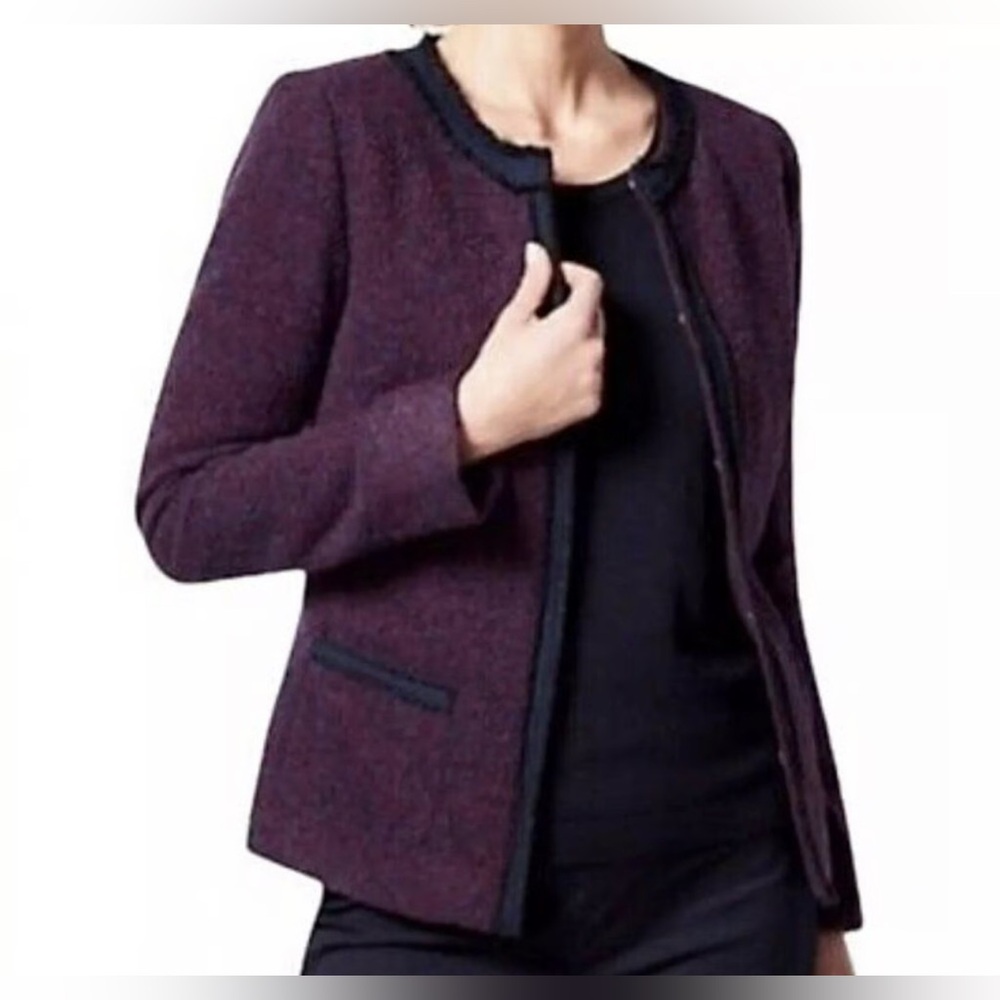 New - Talbots Boucle Wool Blend Tweed Women’s Jacket
